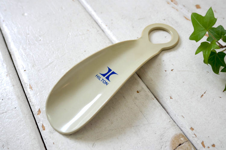 HILTON ホテル ヒルトン ノベルティ MADE IN USA 販促品 アドバタイジング ヴィンテージ 靴べらシューホーン