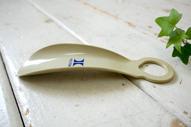 HILTON ホテル ヒルトン ノベルティ MADE IN USA 販促品 アドバタイジング ヴィンテージ 靴べらシューホーン