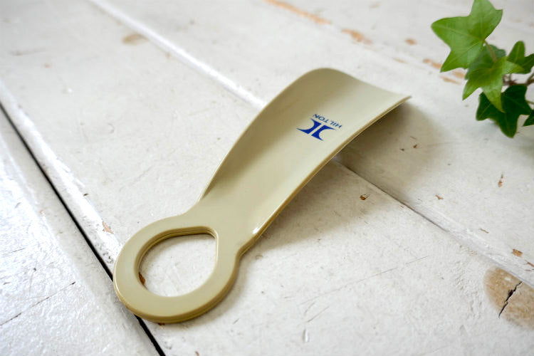 HILTON ホテル ヒルトン ノベルティ MADE IN USA 販促品 アドバタイジング ヴィンテージ 靴べらシューホーン