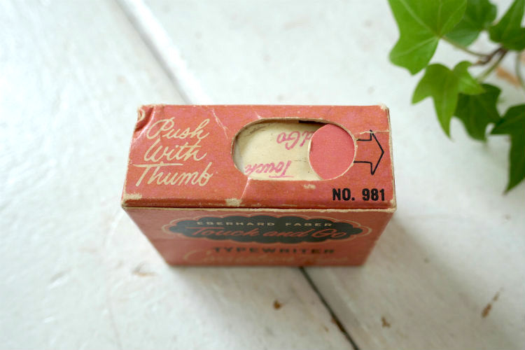 Eberhard Faber Inc Touch and Go タイプライター ヴィンテージ 修正テープ 文房具 ステーショナリー USA