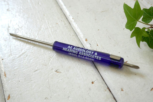 Turn To The Best! アドバタイジングヴィンテージ・ユーティリティー ドライバー ペン型 DIY 工具プラスマイナスドライバー ポケットドライバー