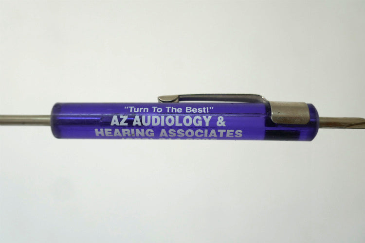 Turn To The Best!  アドバタイジングヴィンテージ・ユーティリティー ドライバー ペン型 DIY 工具プラスマイナスドライバー　ポケットドライバー　