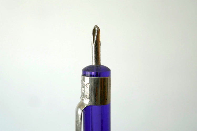 Turn To The Best!  アドバタイジングヴィンテージ・ユーティリティー ドライバー ペン型 DIY 工具プラスマイナスドライバー　ポケットドライバー　