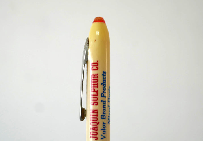 San joaquin Sulphur Co ノベルティ カリフォルニア ヴィンテージ バレットペン USA 企業モノ