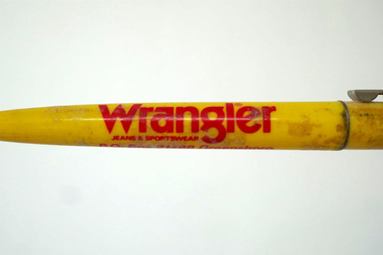 Wrangler ラングラー ジーンズ ノベルティ ヴィンテージ ボールペン ステーショナリー 筆記用具 USA
