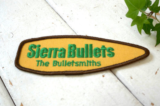 Sierra Bullets シエラ ブレット The Bulletsmlths 1980's ライフル弾 弾丸 ヴィンテージ ワッペン パッチ 刺繍 USA