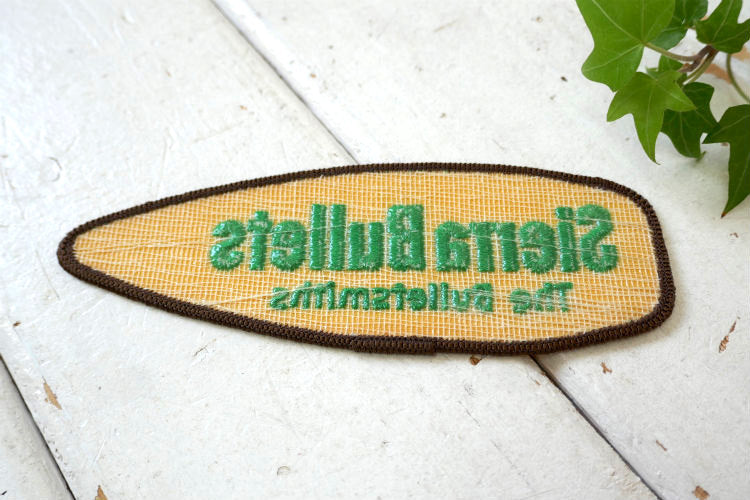 Sierra Bullets シエラ ブレット The Bulletsmlths  1980's ライフル弾 弾丸 ヴィンテージ ワッペン パッチ 刺繍 USA