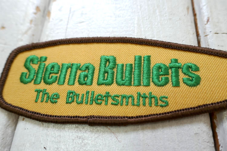 Sierra Bullets シエラ ブレット The Bulletsmlths  1980's ライフル弾 弾丸 ヴィンテージ ワッペン パッチ 刺繍 USA