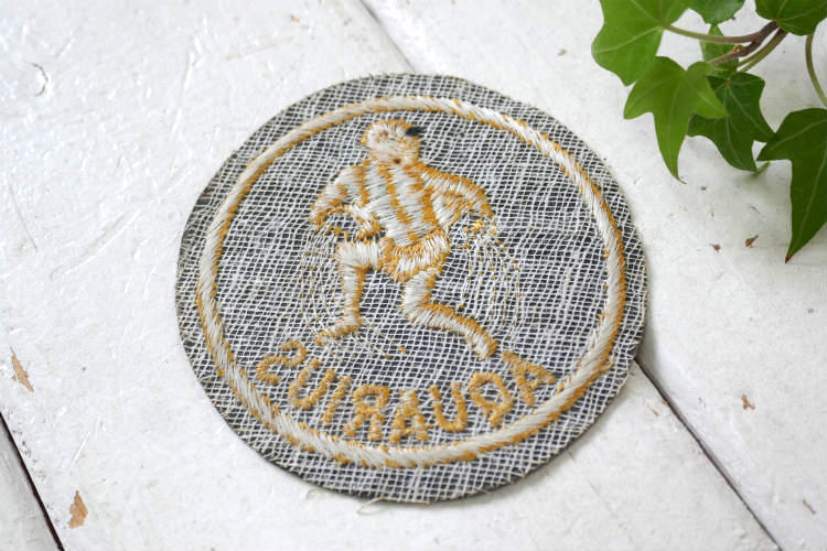 AQUARIUS 水瓶座 星座 1950's OLD ヴィンテージ ワッペン 刺繍 USA パッチ デッドストック