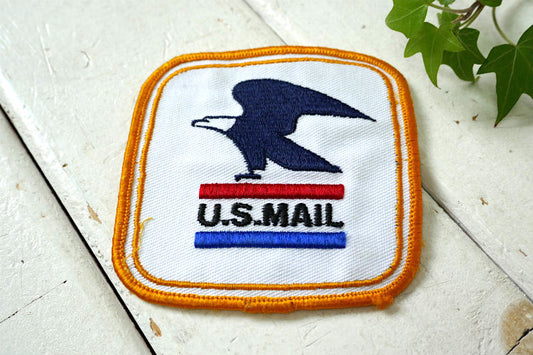 U.S.MAIL イーグル デザイン ヴィンテージ ワッペン アメリカ合衆国郵政公社 刺繍 ファッション アクセサリー