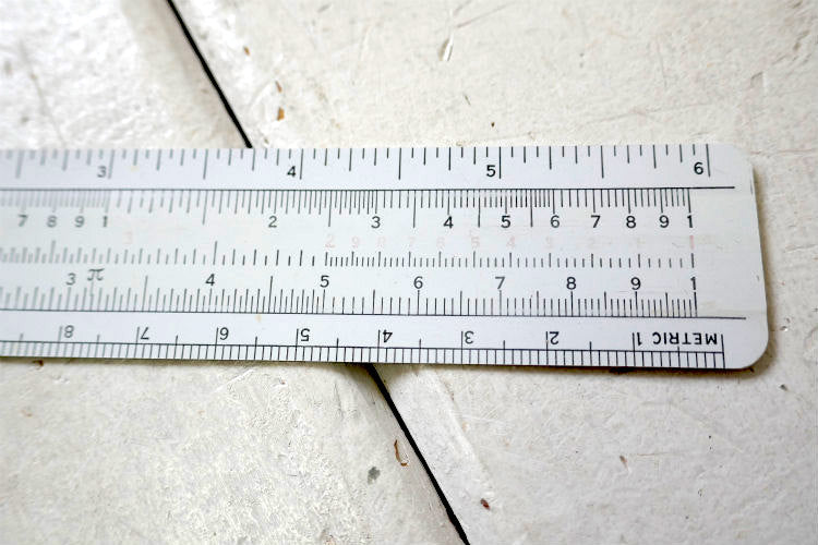 HP REINKE&ASSO インチ＆センチ DECIMAL EQUIVALENTS 建築設計事務所 ヴィンテージ アドバタイジング  定規 ルーラー