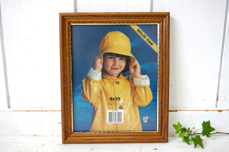 Magee Company ソリッドオーク オーク無垢材 デッドストック ヴィンテージ 木製フレーム 額縁 フォトフレーム フォトスタンド USA