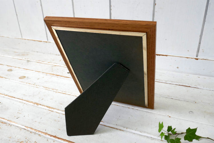 Magee Company ソリッドオーク オーク無垢材 デッドストック ヴィンテージ 木製フレーム 額縁 フォトフレーム フォトスタンド USA