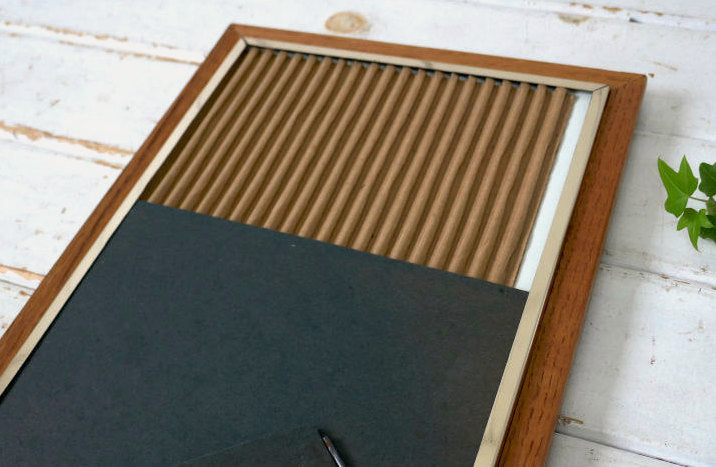 Magee Company ソリッドオーク オーク無垢材 デッドストック ヴィンテージ 木製フレーム 額縁 フォトフレーム フォトスタンド USA