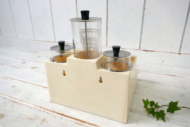 William Marvy company Sani Sentor 101 ガラス瓶 消毒容器 理髪店 BARBER ヴィンテージ サニタイザー 収納トレイ USA 店舗什器