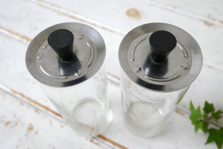 William Marvy company Sani Sentor 101 ガラス瓶 消毒容器 理髪店 BARBER ヴィンテージ サニタイザー 収納トレイ USA 店舗什器