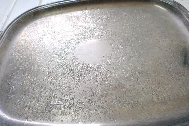 GORHAM ゴーハム シルバープレート ヴィンテージ トレイ お盆 シルバートレイ 銀食器 シルバー食器