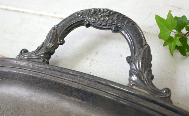 GORHAM ゴーハム シルバープレート ヴィンテージ トレイ お盆 シルバートレイ 銀食器 シルバー食器