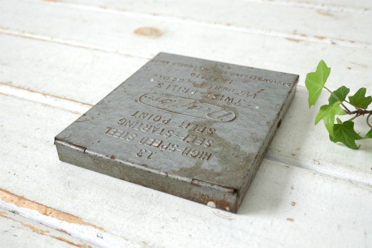 Dayton Electric ツイスト ドリルビット メタル製 ヴィンテージ ツールケース 工具箱 ドリルケース USA