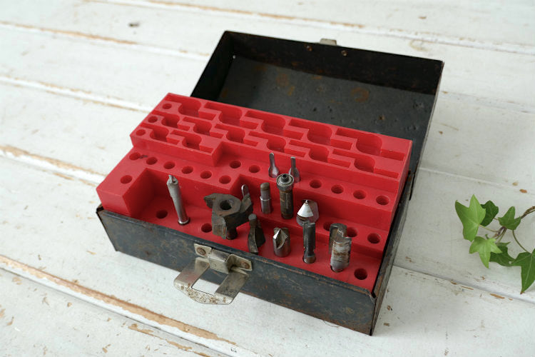 CRAFTSMAN クラフトマン ドリルビット ブラック メタル製 ヴィンテージ ツールボックス 工具箱 USA
