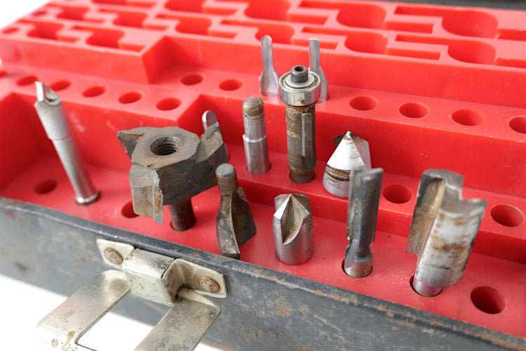 CRAFTSMAN クラフトマン ドリルビット ブラック メタル製 ヴィンテージ ツールボックス 工具箱 USA