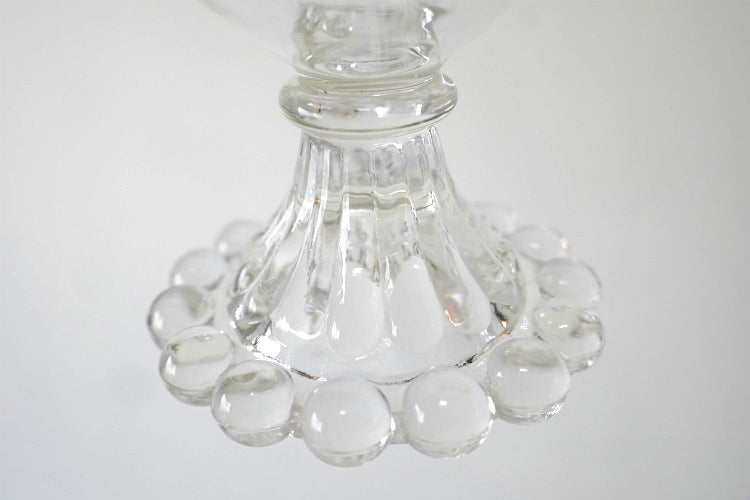 アンカーホッキング Boopie ブーピー クリスタル ヴィンテージ シャーベットグラス デザートグラス シャンパングラス 脚付きグラス 食器 Ⅳ