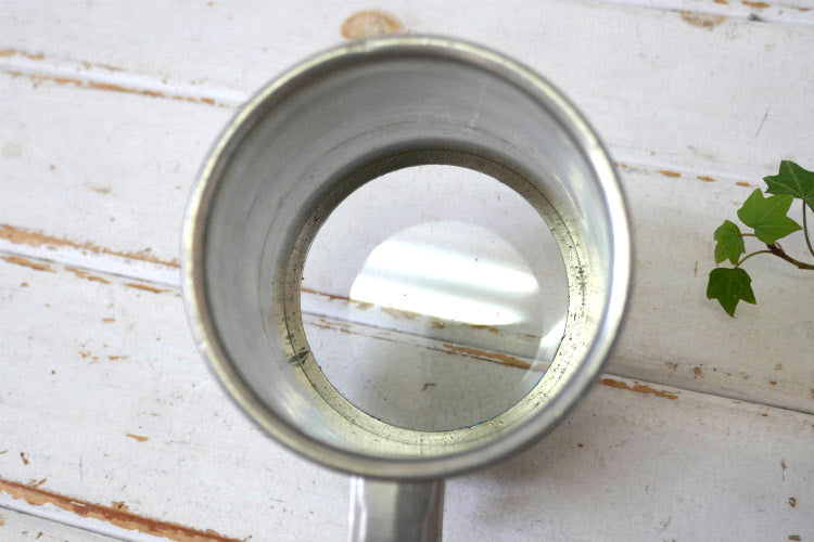 DMG 1970 ピューター製 ヴィンテージ マグカップ ビアマグ ビアジョッキ 食器 フラワーポット 花瓶