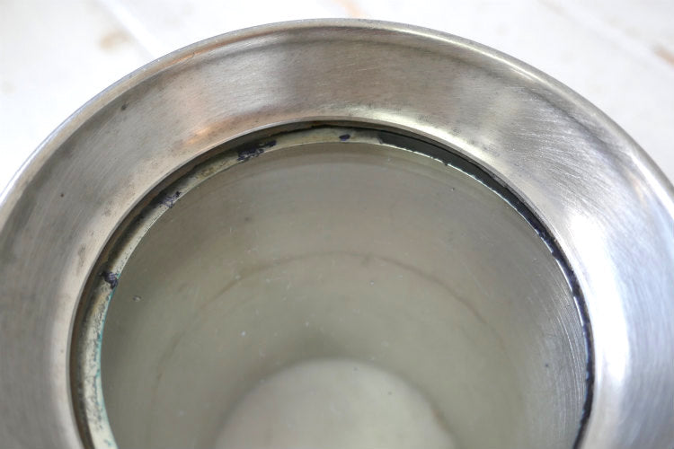 DMG 1970 ピューター製 ヴィンテージ マグカップ ビアマグ ビアジョッキ 食器 フラワーポット 花瓶