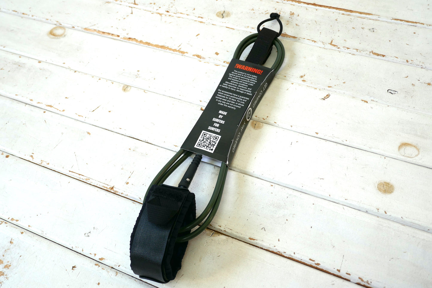 6' STANDARD マットオリーブ STAY COVERED ステイカバード USA カリフォルニア  サーフィン リーシュコード USA