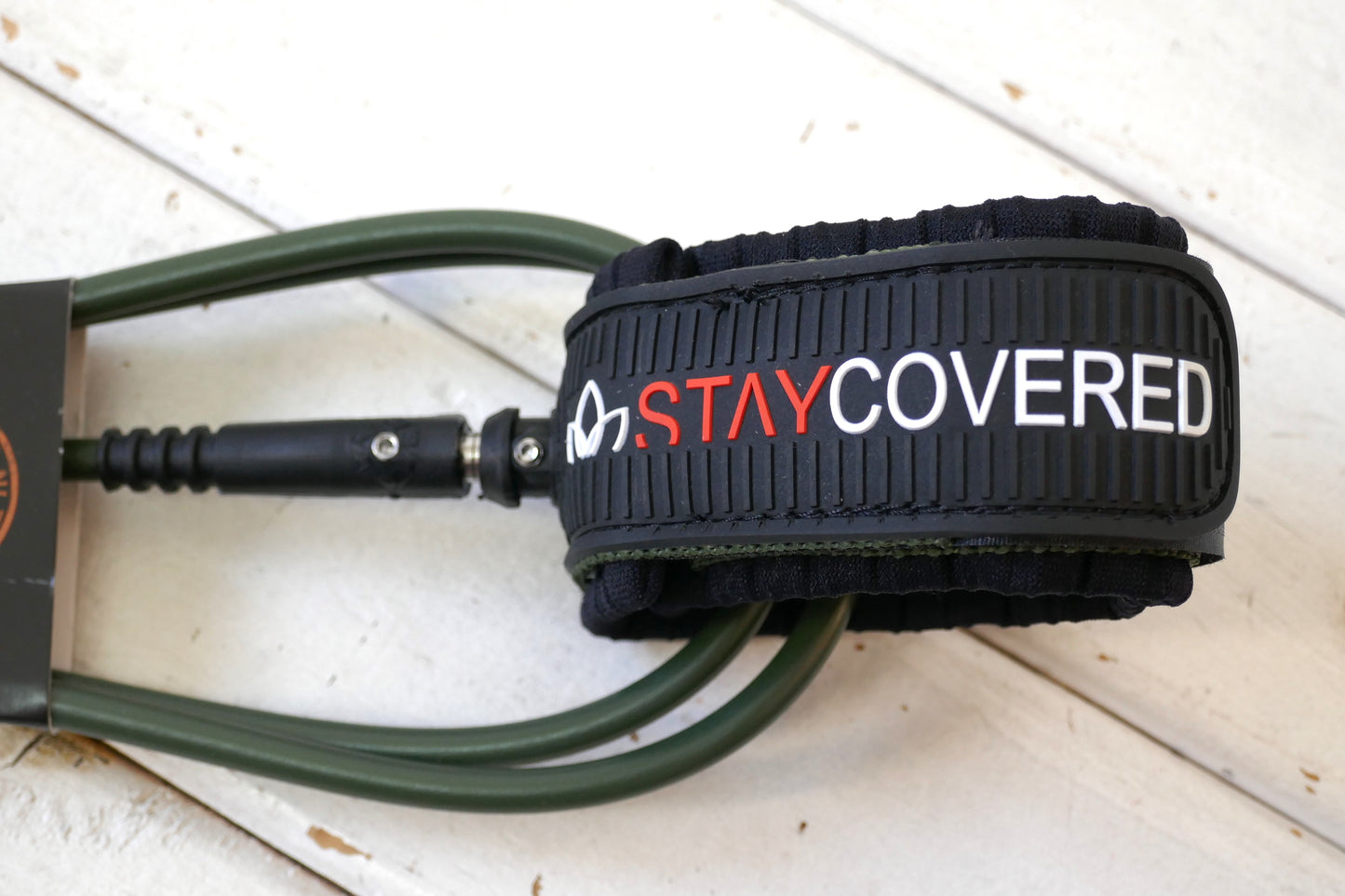 6' STANDARD マットオリーブ STAY COVERED ステイカバード USA カリフォルニア  サーフィン リーシュコード USA