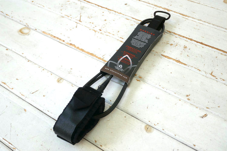5'6'' COMP SURF LEASH ステイカバード STAYCOVERED マットブラック サーフィン コンプ リーシュコード USA