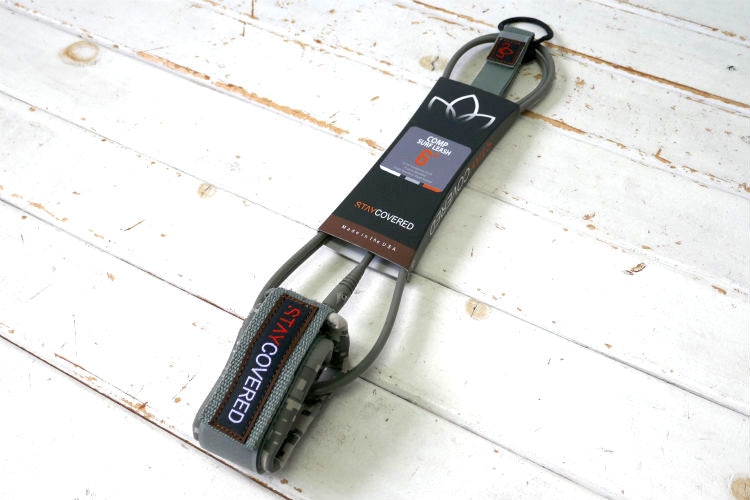 6'0'' COMP SURF LEASH コンプ ステイカバード カモグレイ カリフォルニア リーシュ サーフィン ショートボード&ツインピン＆フィッシュボード