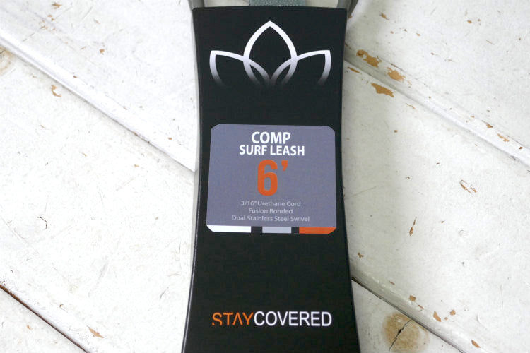 6'0'' COMP SURF LEASH コンプ ステイカバード カモグレイ カリフォルニア リーシュ サーフィン ショートボード&ツインピン＆フィッシュボード