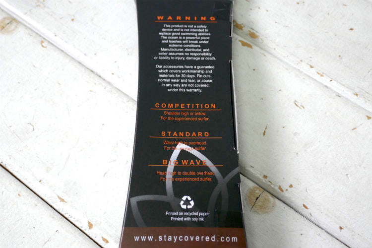 6'0'' COMP SURF LEASH コンプ ステイカバード カモグレイ カリフォルニア リーシュ サーフィン ショートボード&ツインピン＆フィッシュボード