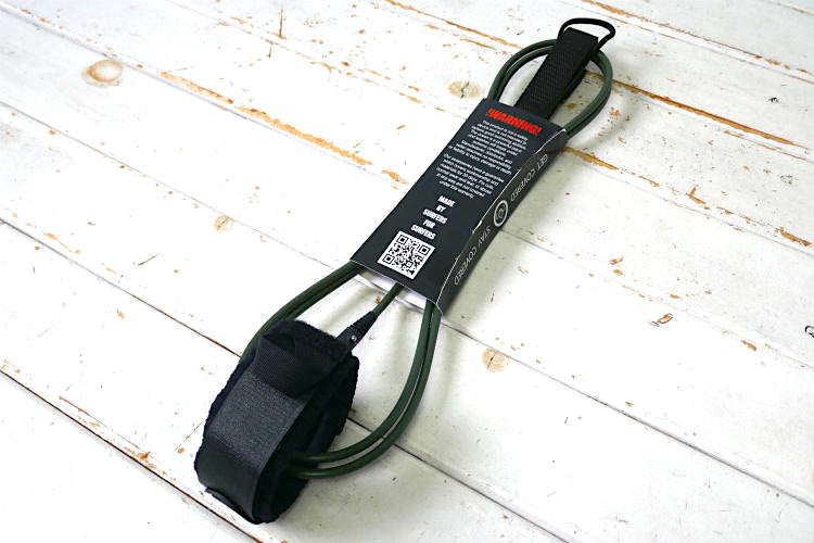 7'0'' COMP SURF LEASH コンプ ステイカバード MAT OLIVE  マット オリーブ　カリフォルニア リーシュ サーフィン ミッドレングスサーフボード&ツインフィン セミガン