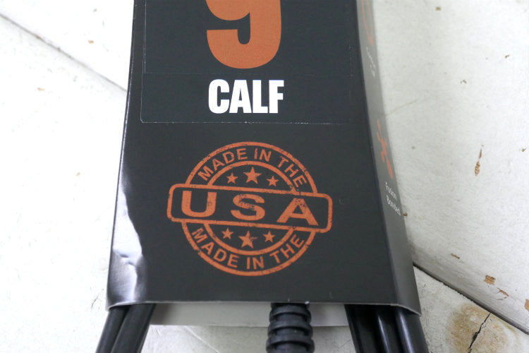 STAYCOVERED ステイカバード 9'0'' Comp SURF LEASH CALIF 膝 KNEEリーシュコード サーフィン マットブラックロングボード