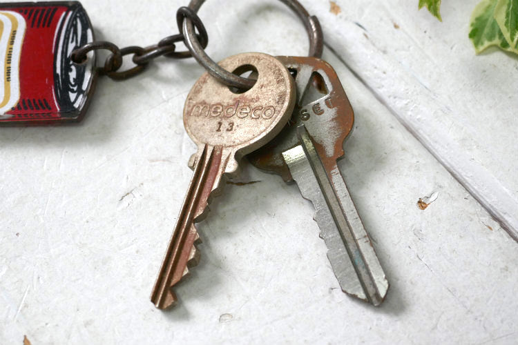 TECATE BEER テカテ ビール メキシコ アドバタイジング ヴィンテージ キーホルダー キーリング 鍵2本付き