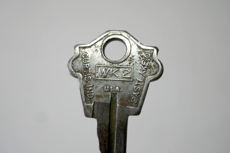 CURTIS IND USA WK2 EASTLAKE,O  アメリカン ビンテージ OLD 鍵 キー KEY 1940 1950 1960