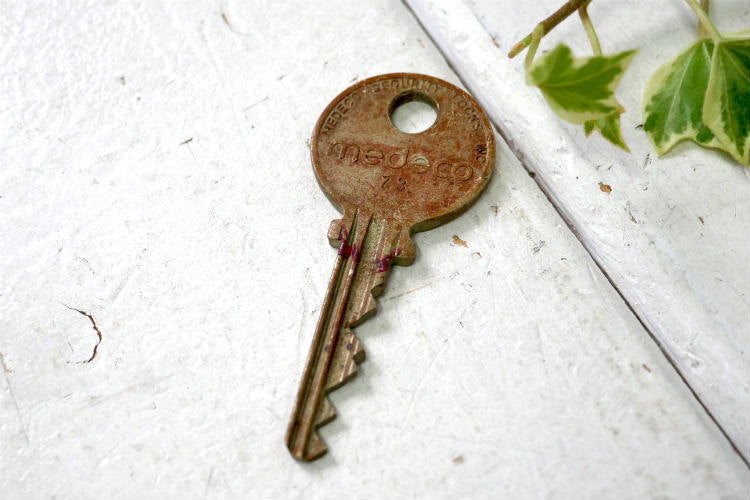 MEDECO SECURITY LOCKS INC  73 アメリカン ビンテージ OLD セキュリティー 鍵 キー USA