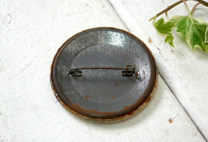 HONDA ホンダ バイク CB750 モーターサイクル バイカー ピクチャープリント ヴィンテージ 缶バッジ USA