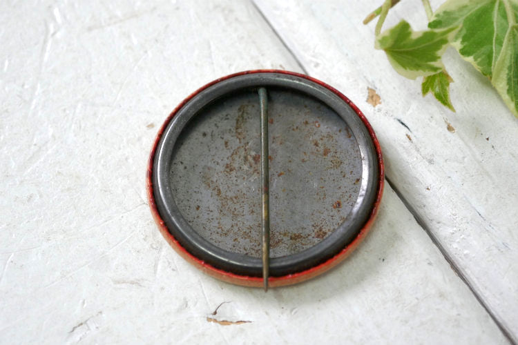 1970 Pacific Coasters Motorcycle Club 6th Annual Indio Tour モーターサイクル バイク ツアー ヴィンテージ 缶バッジ USA