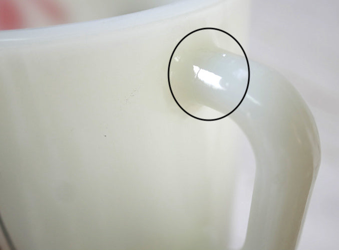 ディズニー ミッキーマウス ミニーマウス パラソル ミルクガラス 70's ヴィンテージ マグカップ 食器 USA