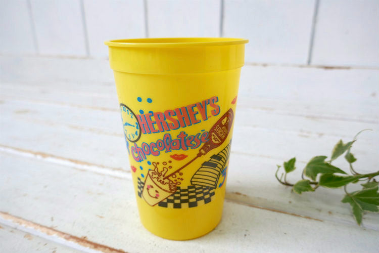HERSHEY'S ハーシーチョコレート Now It's Time For Chocolatese ヴィンテージ カップ コップ プラコップ USA