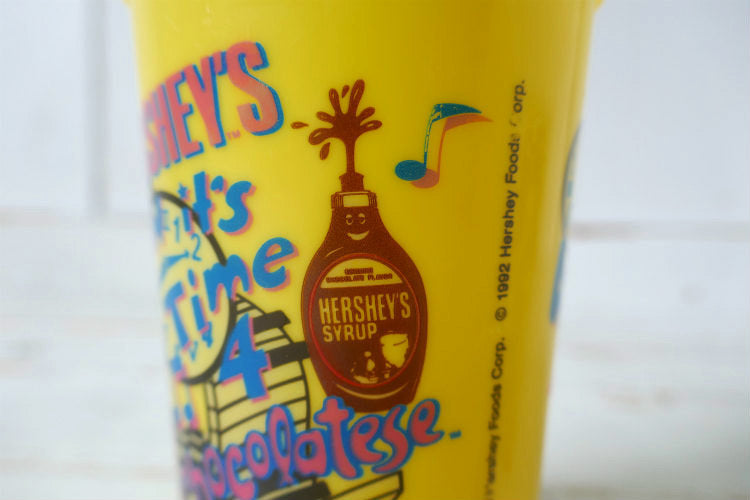 HERSHEY'S ハーシーチョコレート Now It's Time For Chocolatese ヴィンテージ カップ コップ プラコップ USA