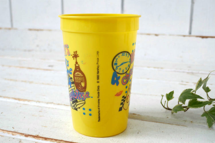 HERSHEY'S ハーシーチョコレート Now It's Time For Chocolatese ヴィンテージ カップ コップ プラコップ USA ②