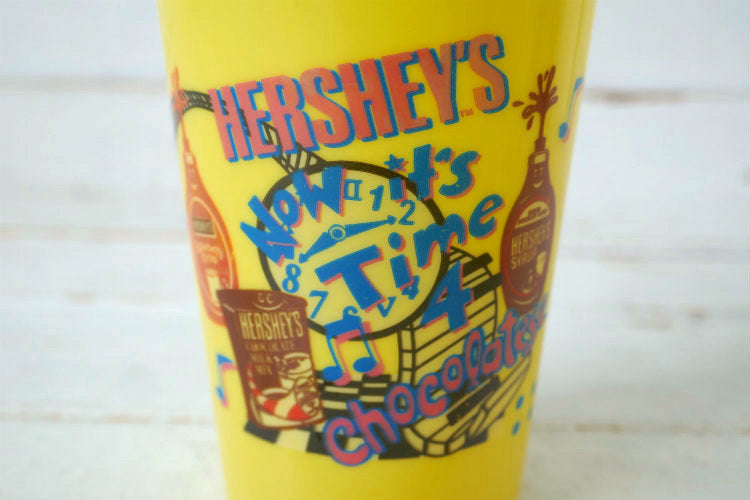 HERSHEY'S ハーシーチョコレート Now It's Time For Chocolatese ヴィンテージ カップ コップ プラコップ USA ③