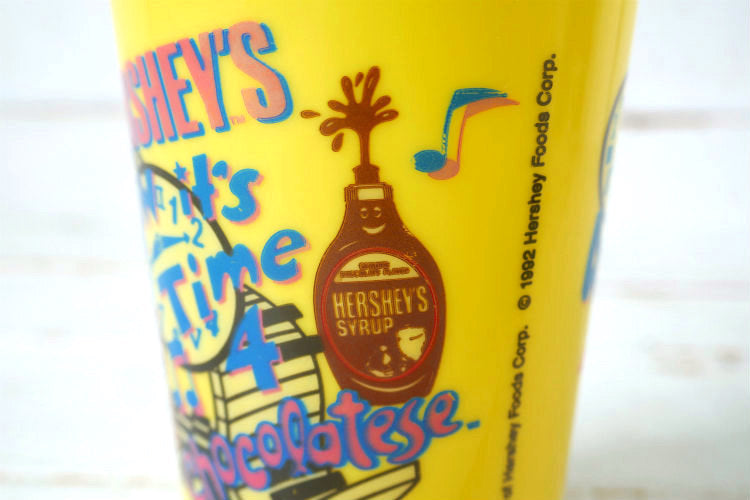 HERSHEY'S ハーシーチョコレート Now It's Time For Chocolatese ヴィンテージ カップ コップ プラコップ USA ③