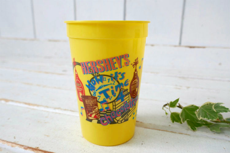 HERSHEY'S ハーシーチョコレート Now It's Time For Chocolatese ヴィンテージ カップ コップ プラコップ USA ④