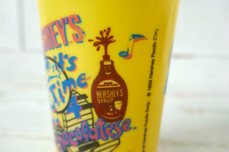 HERSHEY'S ハーシーチョコレート Now It's Time For Chocolatese ヴィンテージ カップ コップ プラコップ USA ④