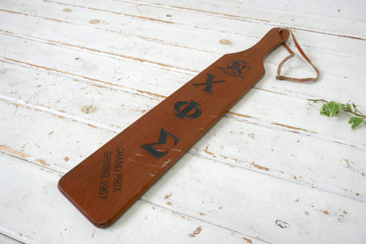 HOPE COLLEGE ホープ大学 フラタニティ友愛組織 木製 60's ヴィンテージ パドル 大学グッズ USA 記念品 USA